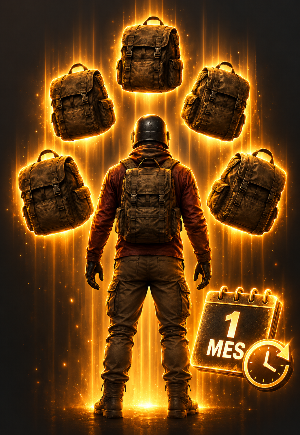 Pack de mochilas 1 mes